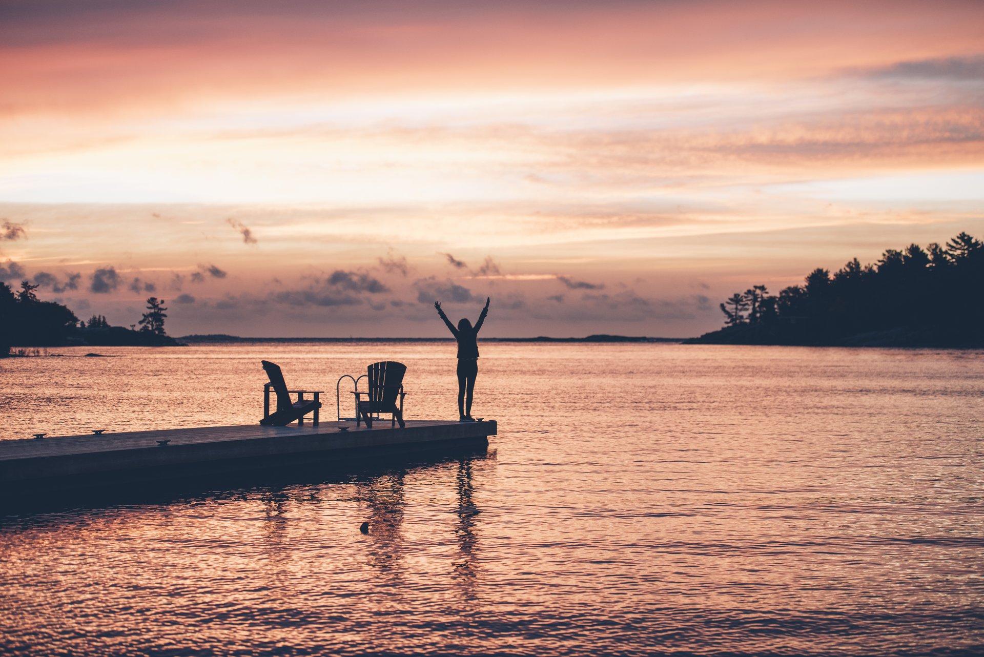 Dock on a lake