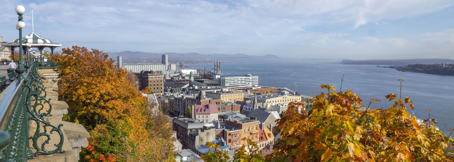 Autumnal view in Quebec