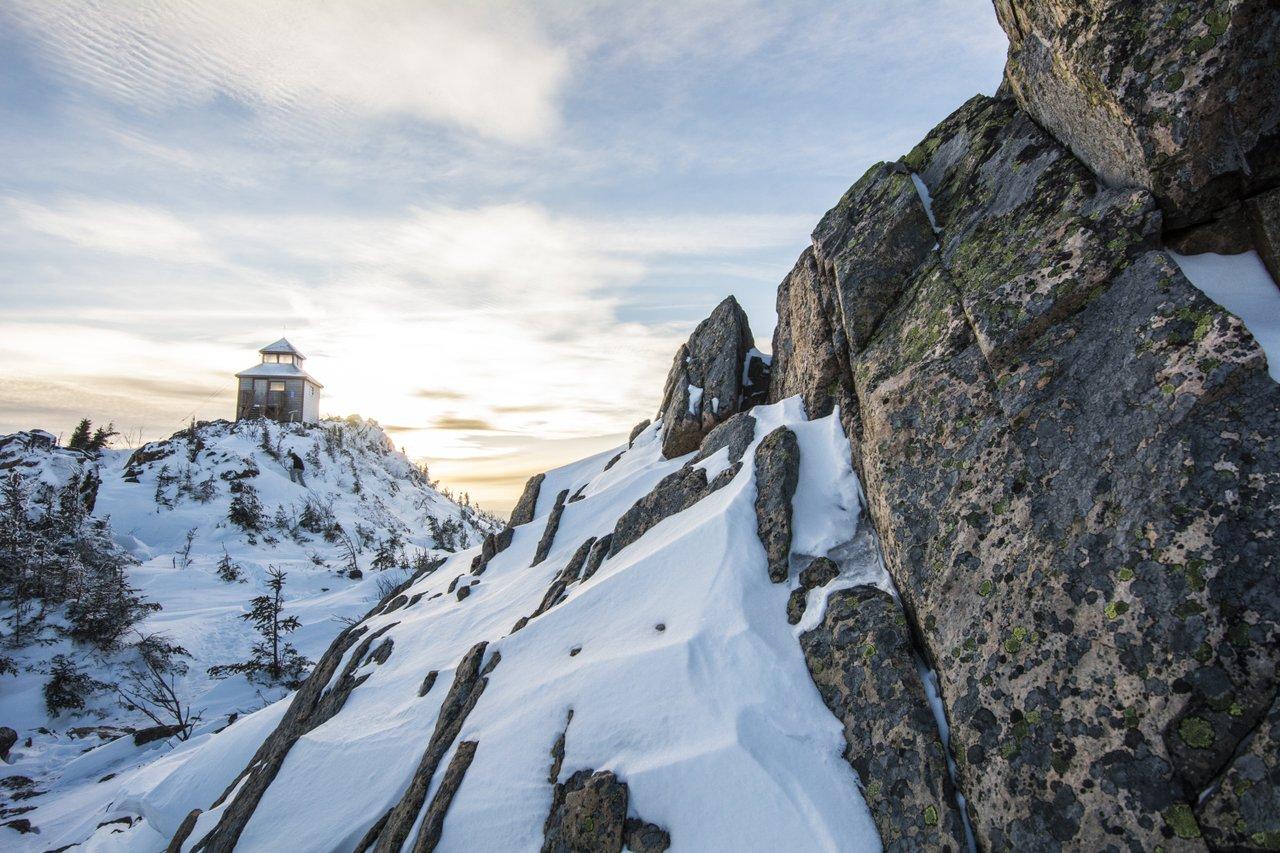 Mount Carleton during winter 