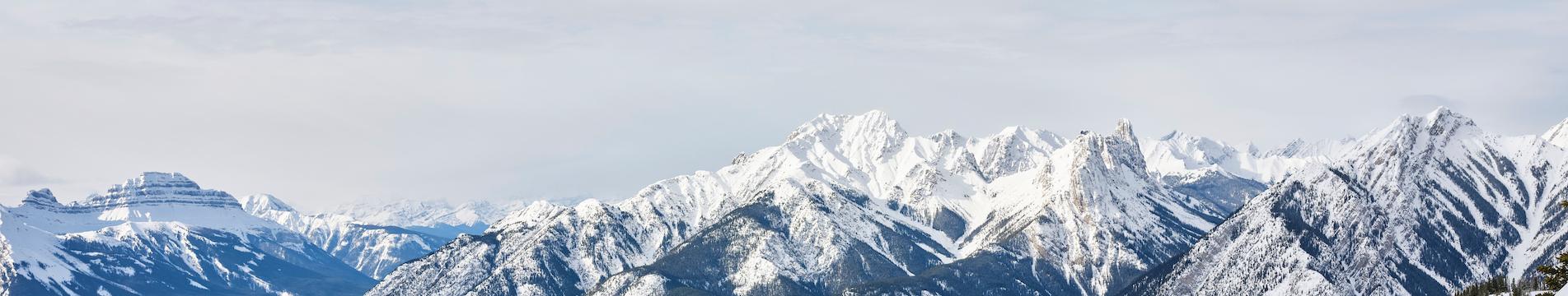 Snow-covered mountains