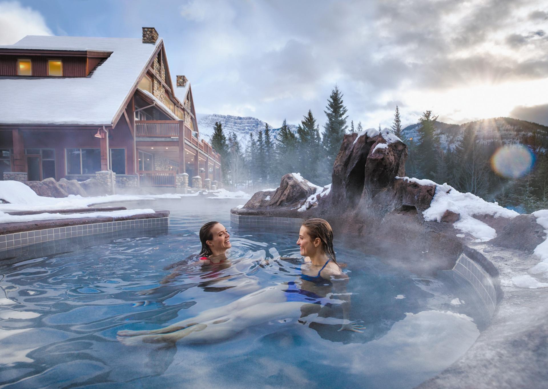 Momento relajante en el Parque Nacional Banff