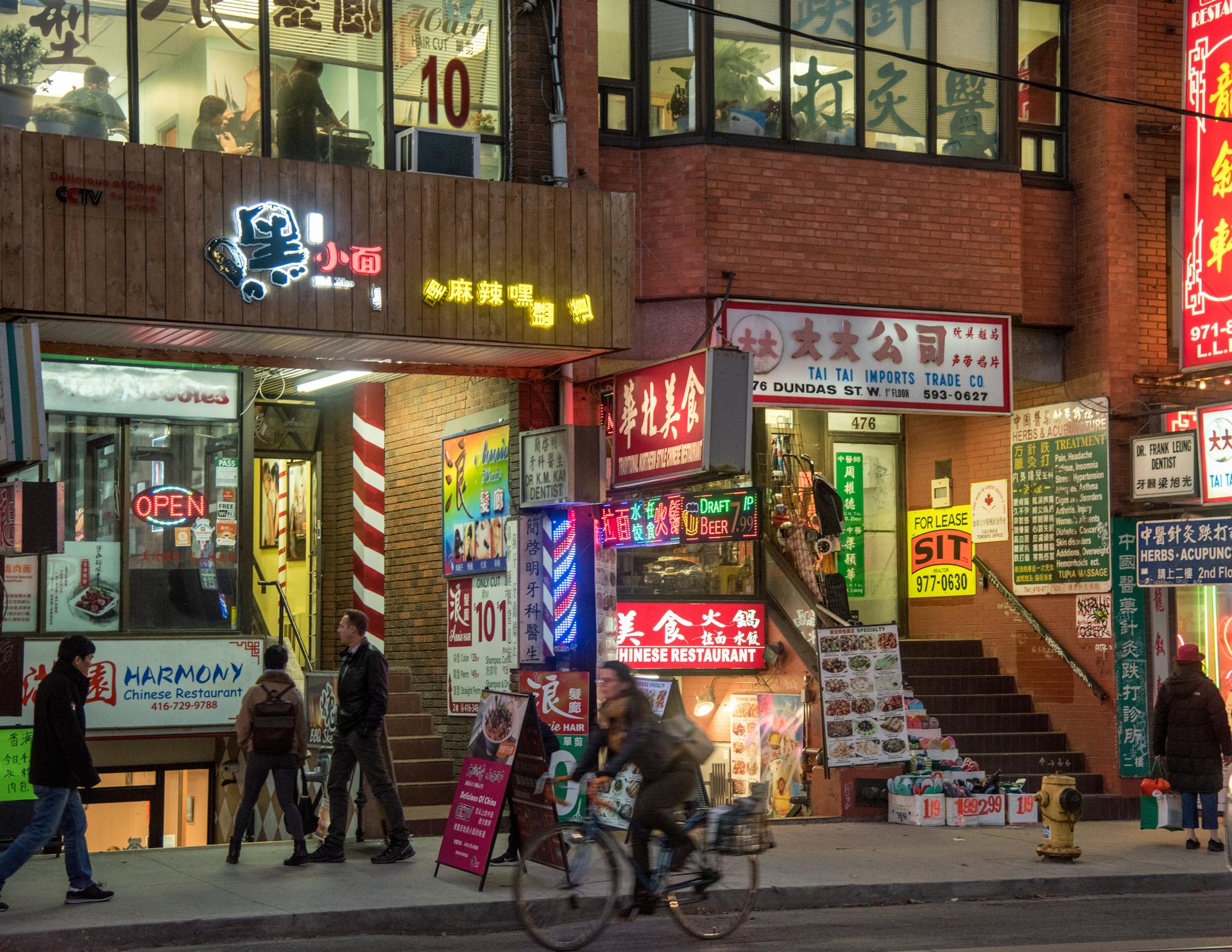 Shops in Toronto's Chinatown