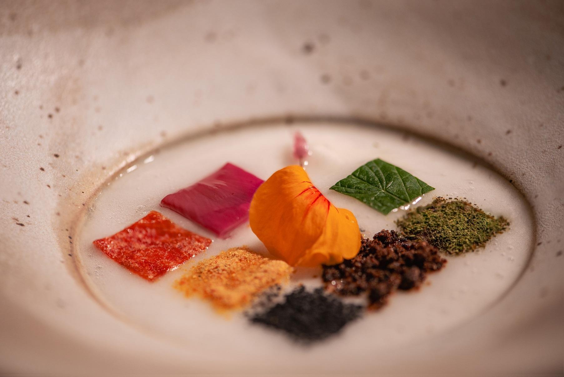 Beautifully plated dish