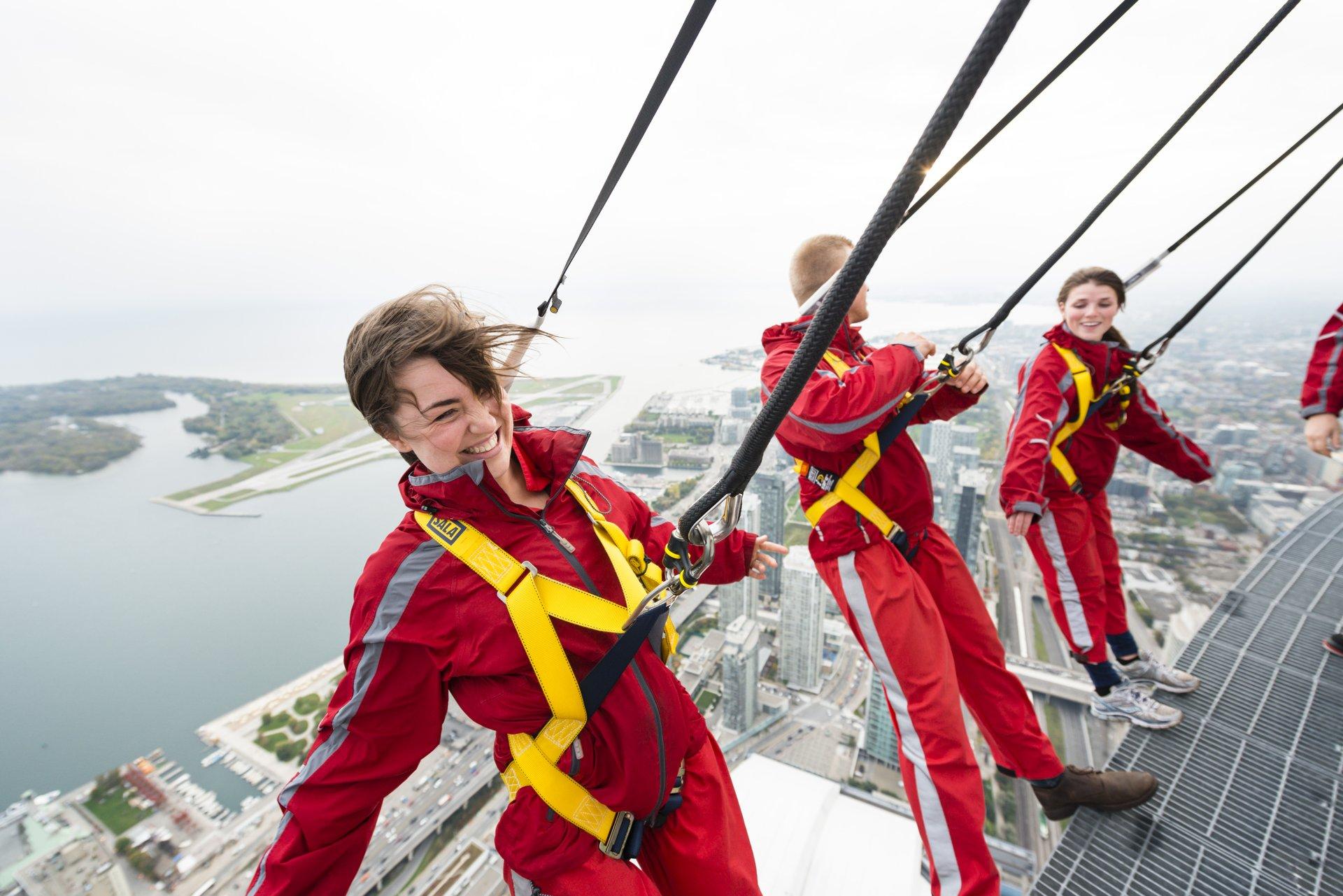 The CN Tower’s Edgewalk in, Toronto, Ontario.