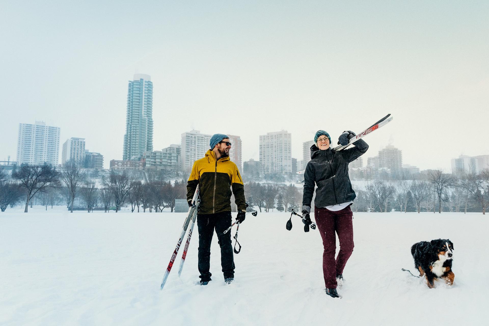 Cross-country skiing, Edmonton