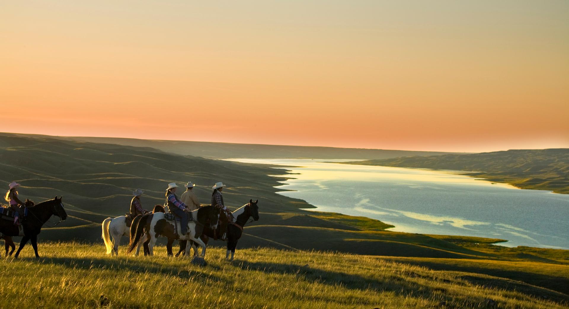 Horseback riding in Saskatchewan