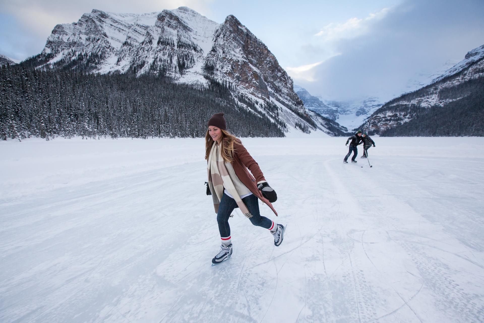 Lake Louise skating