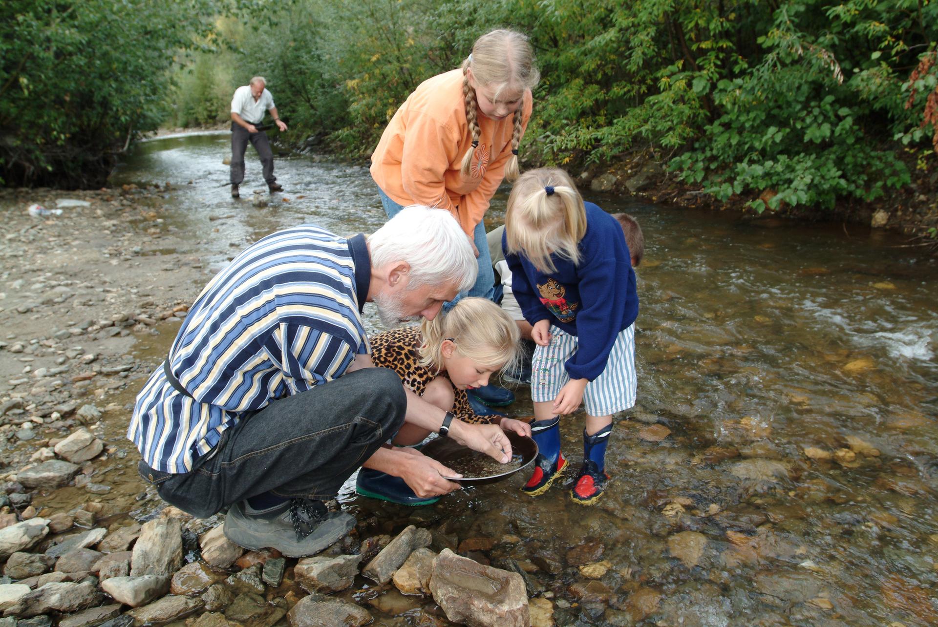 Panning for gold