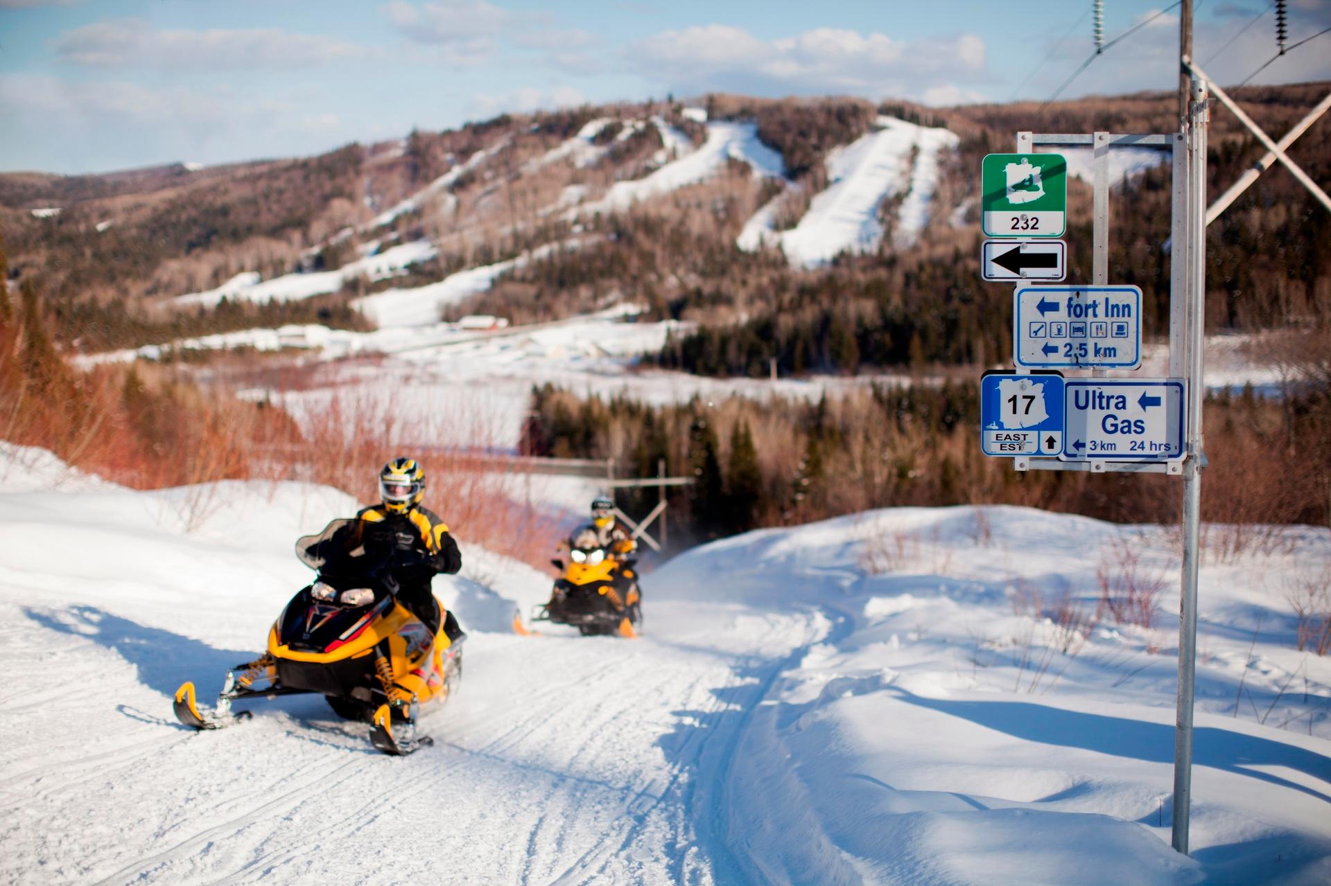 Snowmobiling New Brunswick