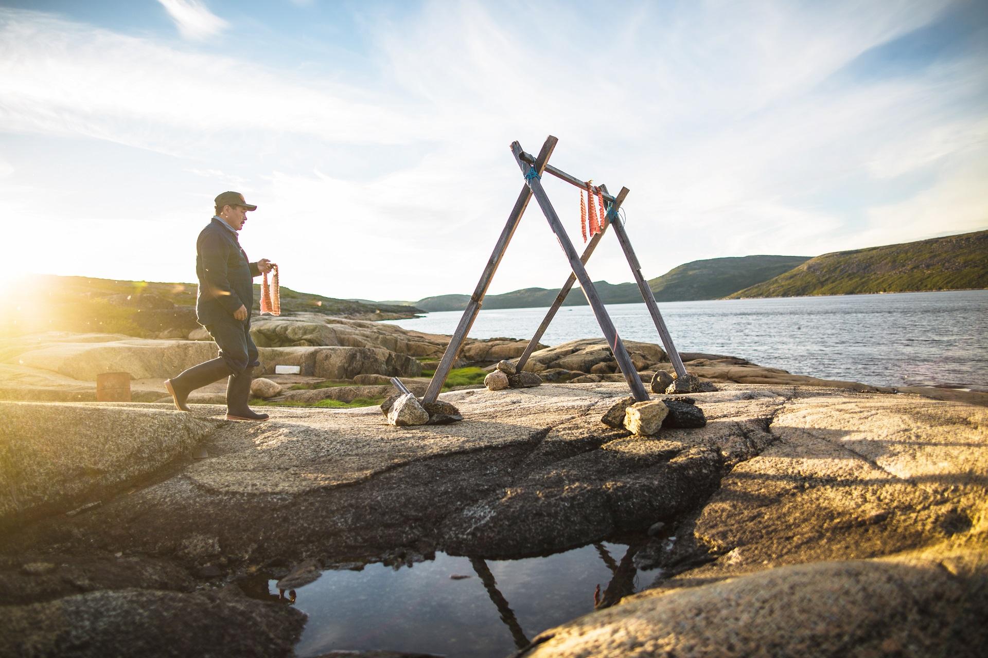 Salt and dry fish processing, Nunavik, Quebec