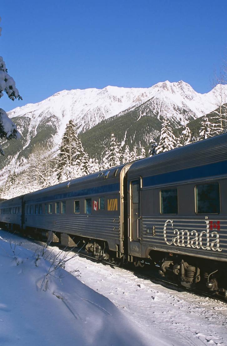 Explorez le Canada en train cet hiver 