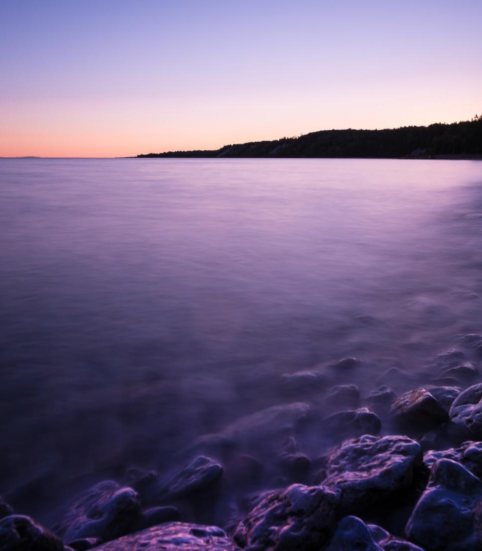 Die größte Süßwasserinsel der Welt im Huron-See im Nordwesten Ontarios 