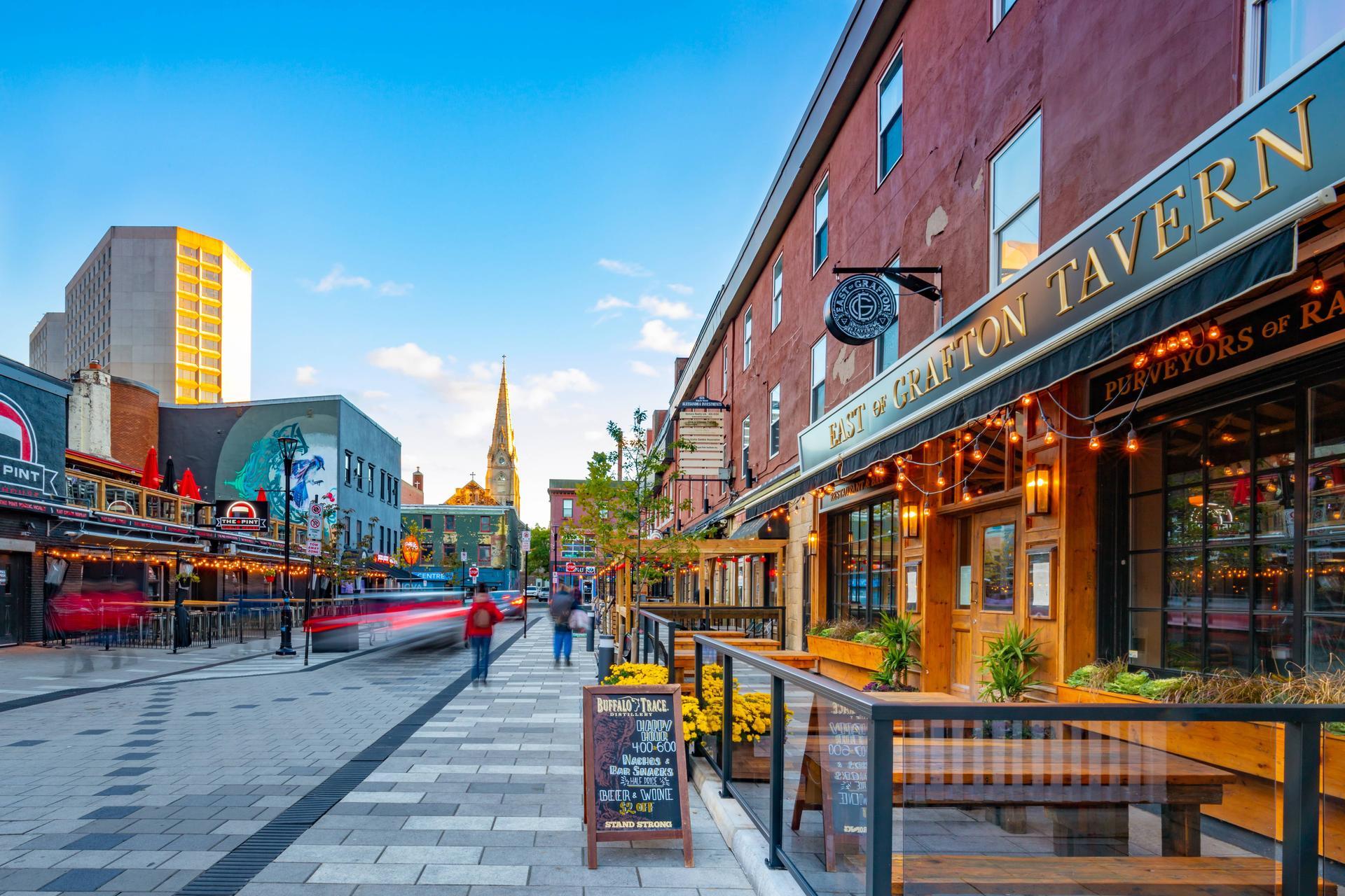 Argyle Street in downtown Halifax