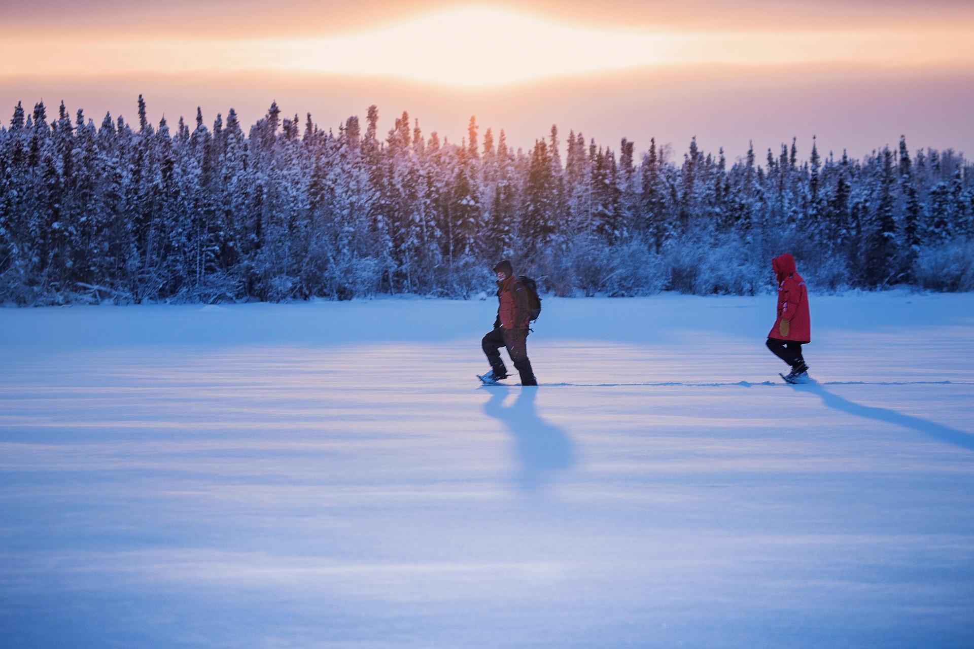 Snowshoeing