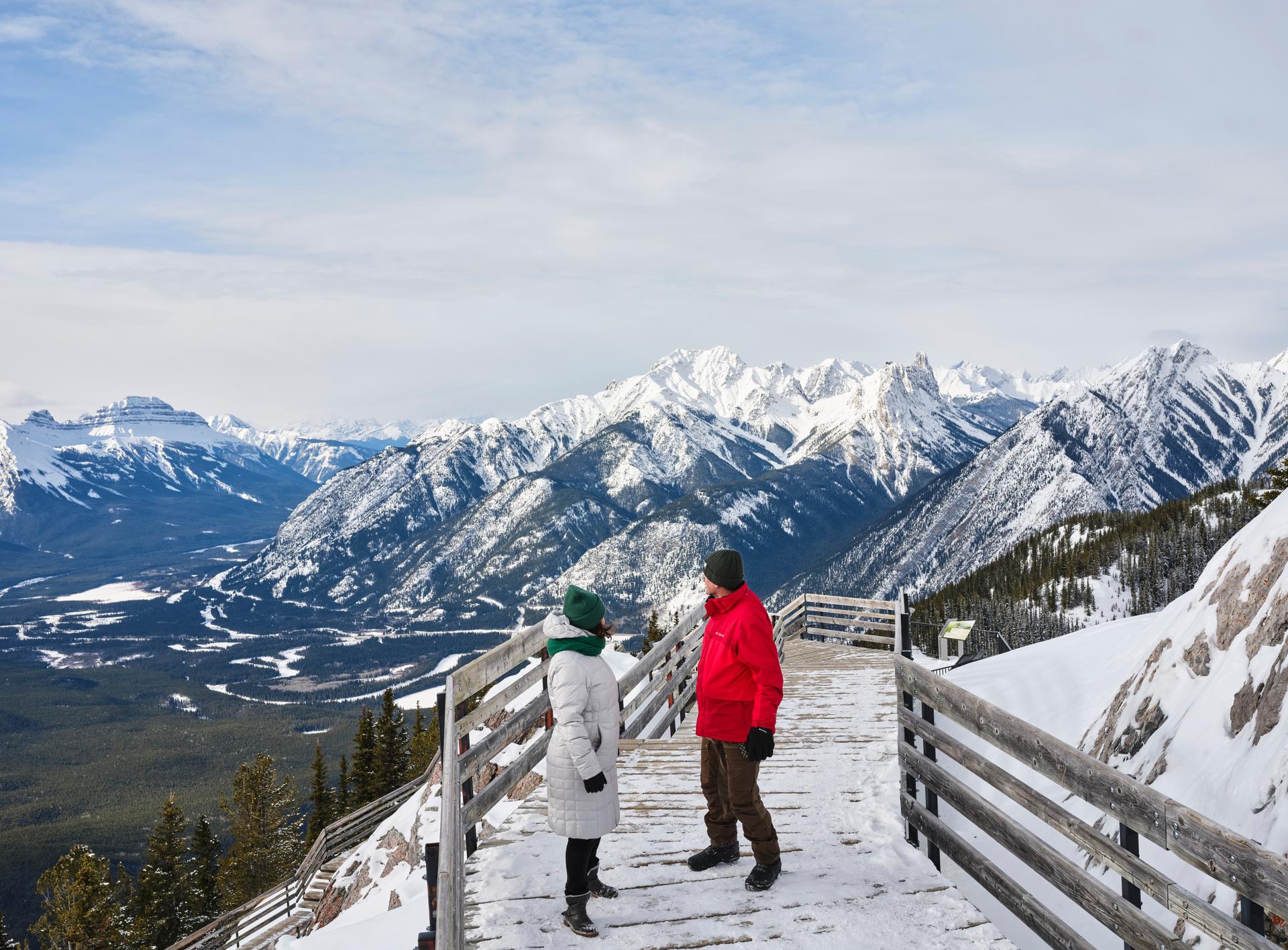Vista espectacular desde Sulphur Mountain en Banff
