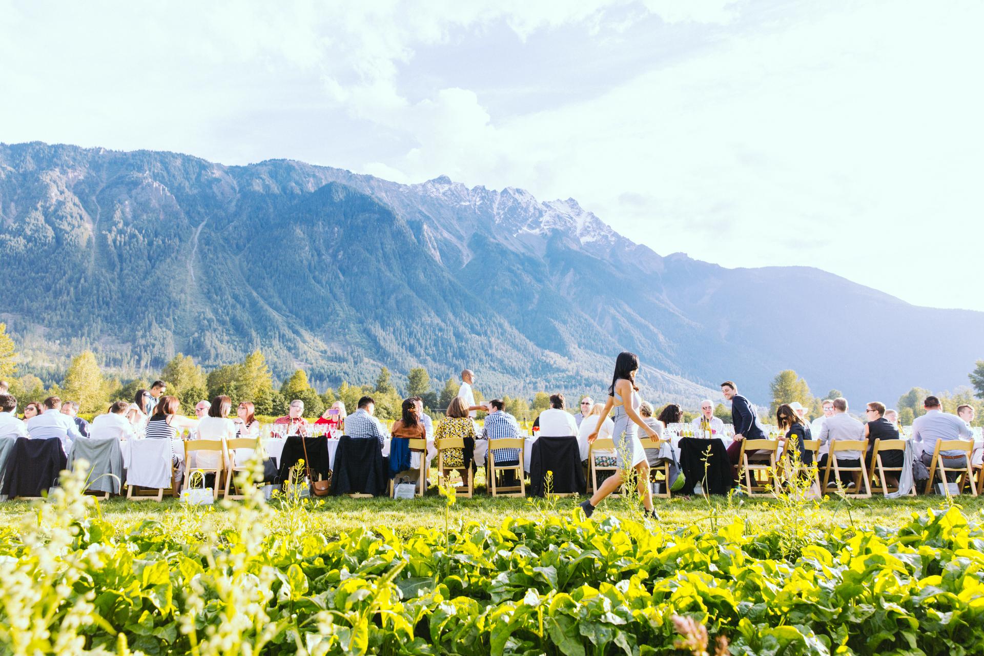 Araxi Longtable dinner in Whistler, British Columbia