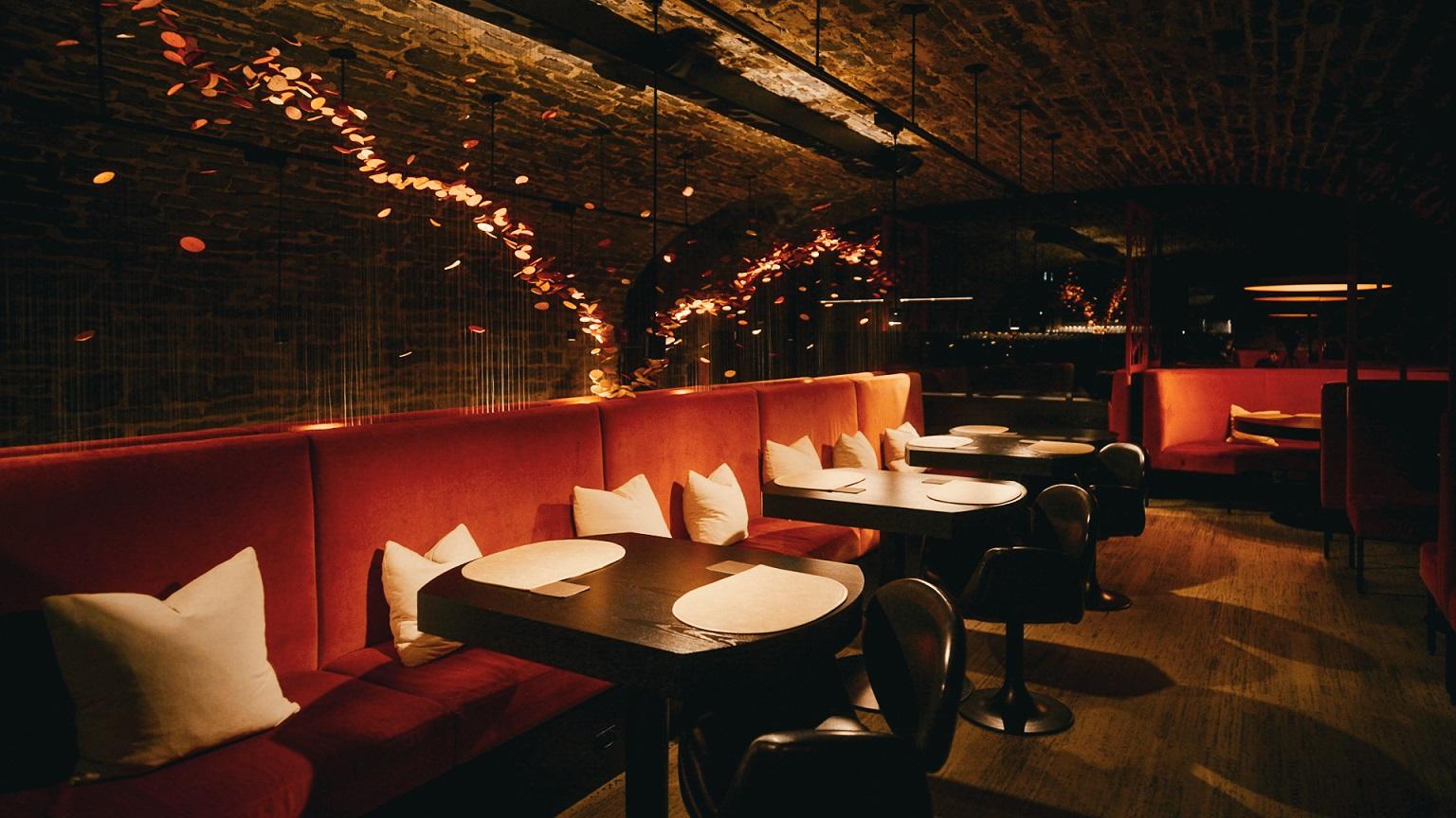 Dimmed lit resturant