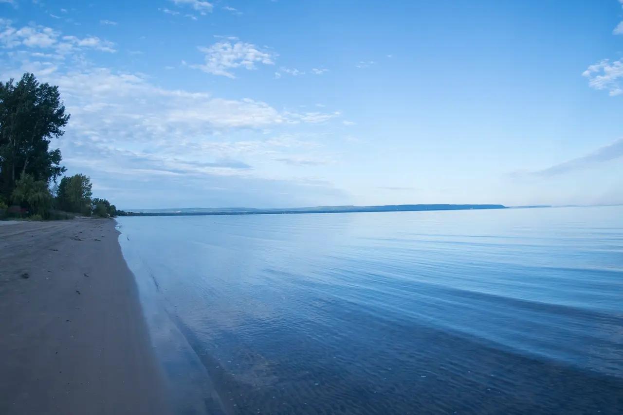 Wasaga Beach, Ontario, longest freshwater beach, sand and sun.
