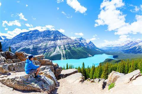 Explore 世界遺産エリアにたっぷり6泊 歩いて楽しむカナディアンロッキー 展望ハイキング 8日間