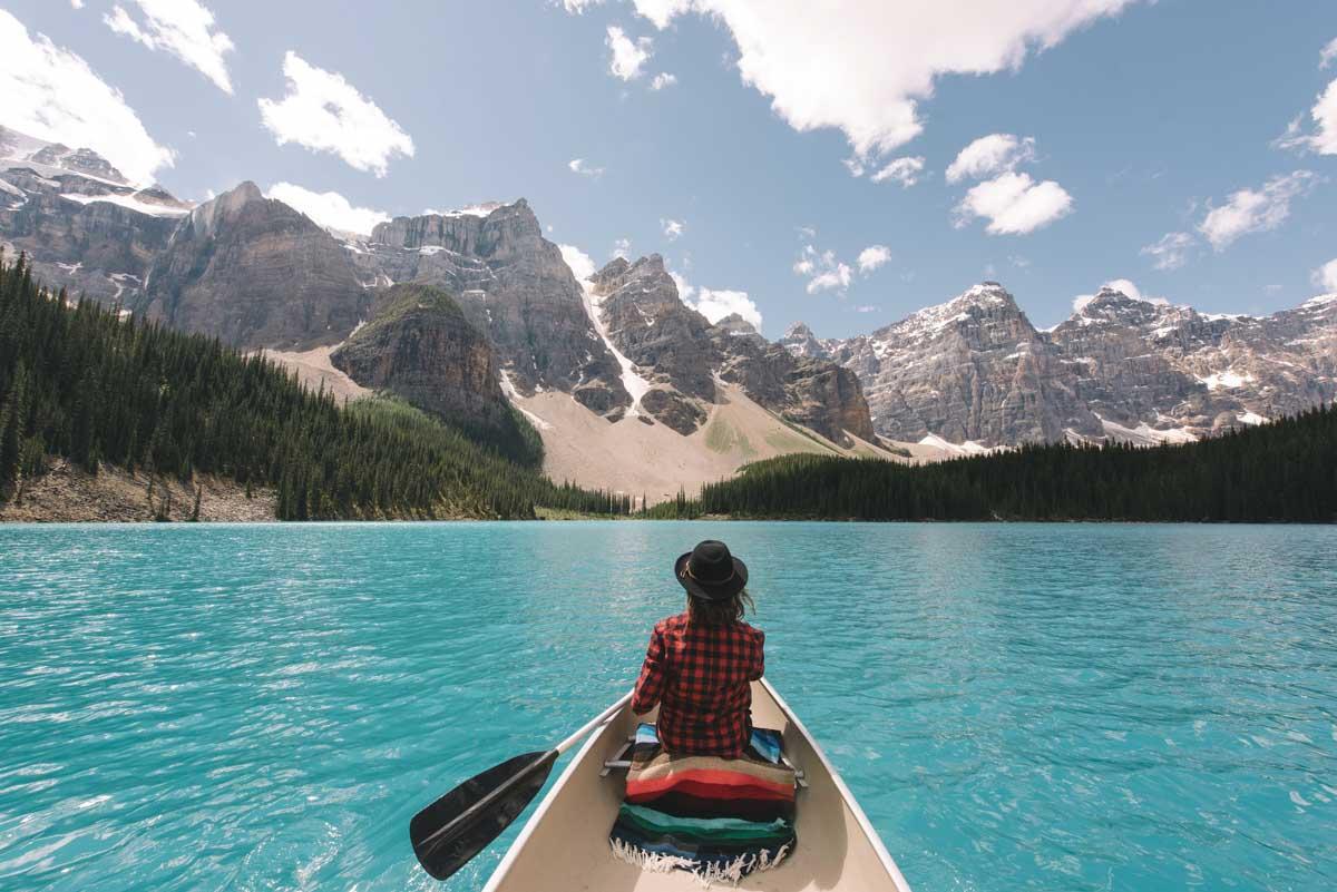 Moraine Lake in Banff National Park, Alberta