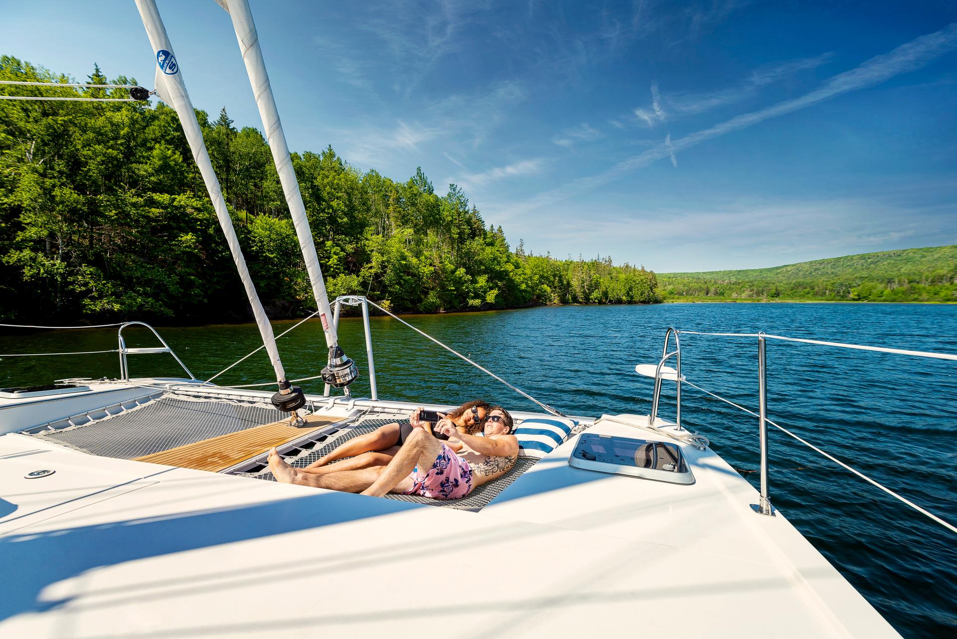 Photo of Sailling Bras d'Or Lake, Nova Scotia