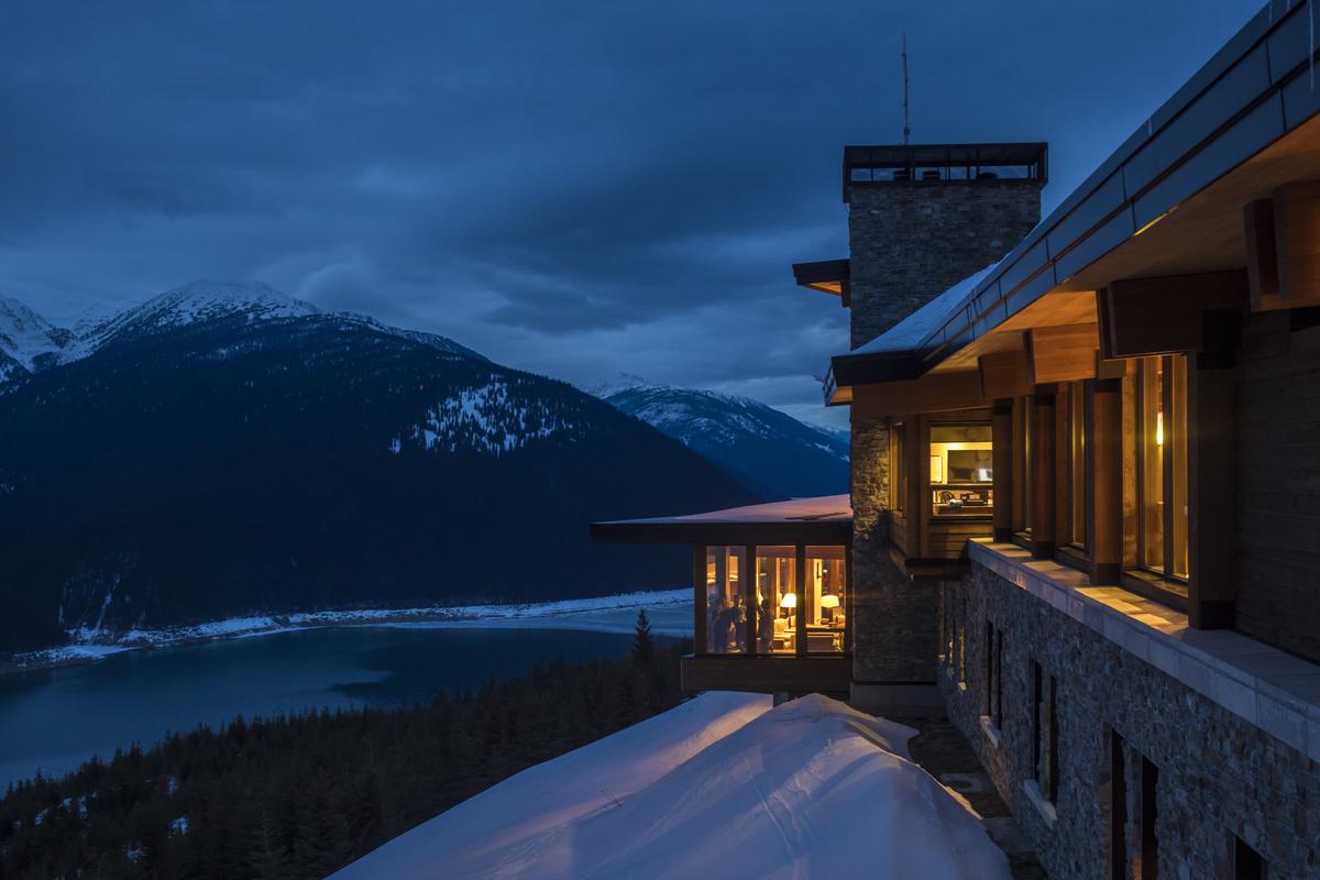 Mica Heli Skiing Lodge, north of Revelstoke.