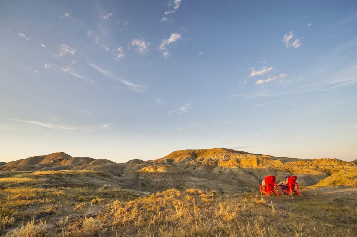 The East Block of the Grasslands National Park.