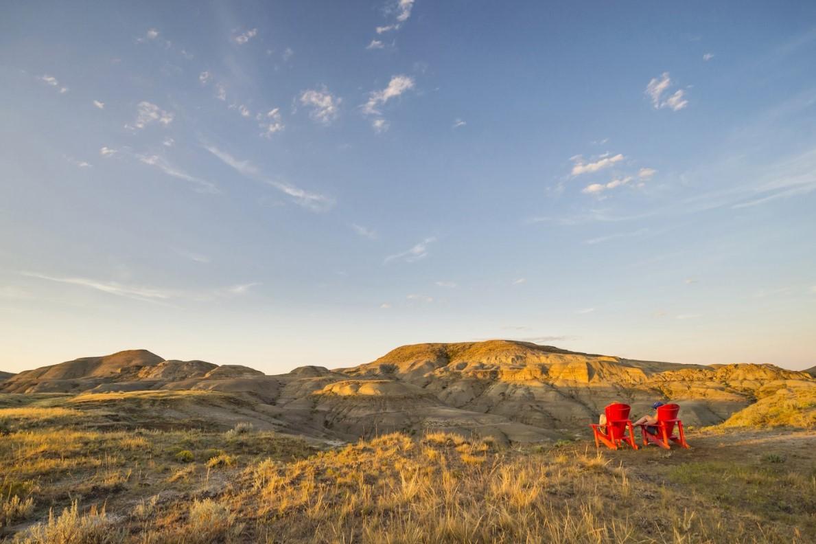 The East Block of the Grasslands National Park.