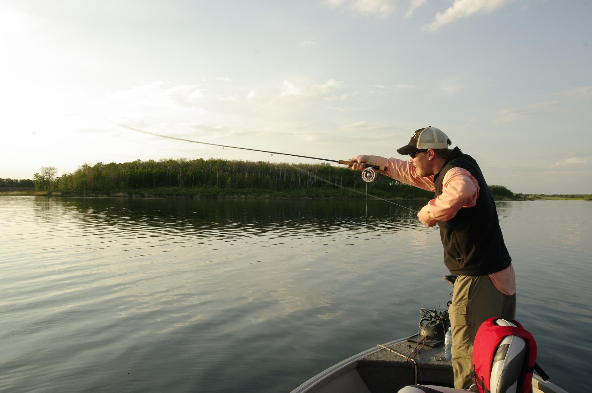 Fly fishing Manitoba