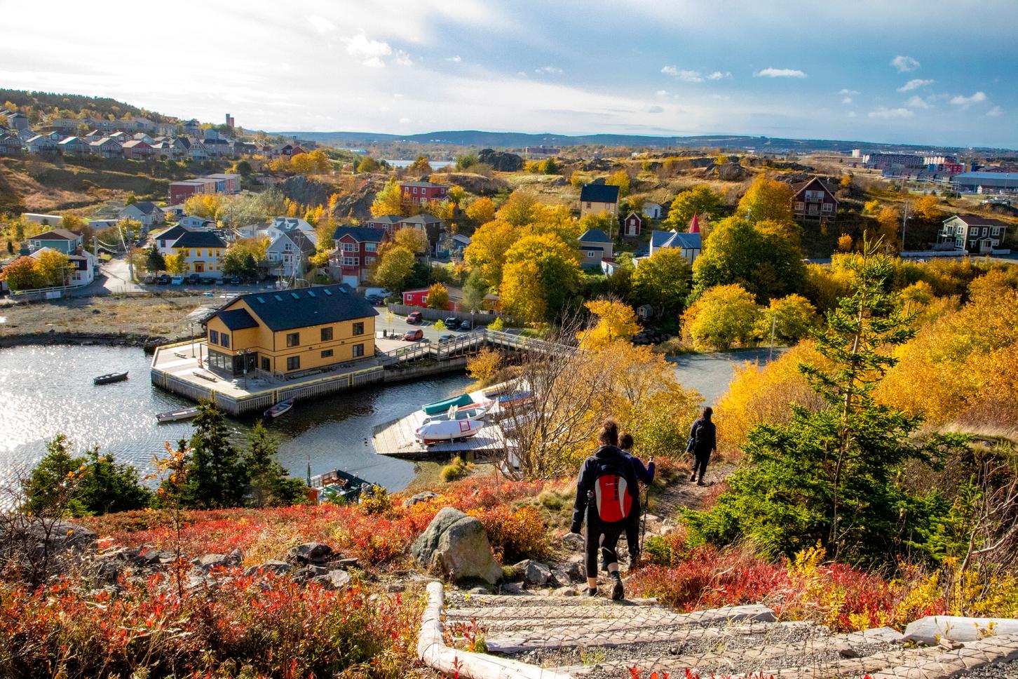 ニューファンドランド&ラブラドール州の海岸沿いを彩る紅葉 – credit: Tourism Newfoundland and Labrador/Michael Winsor