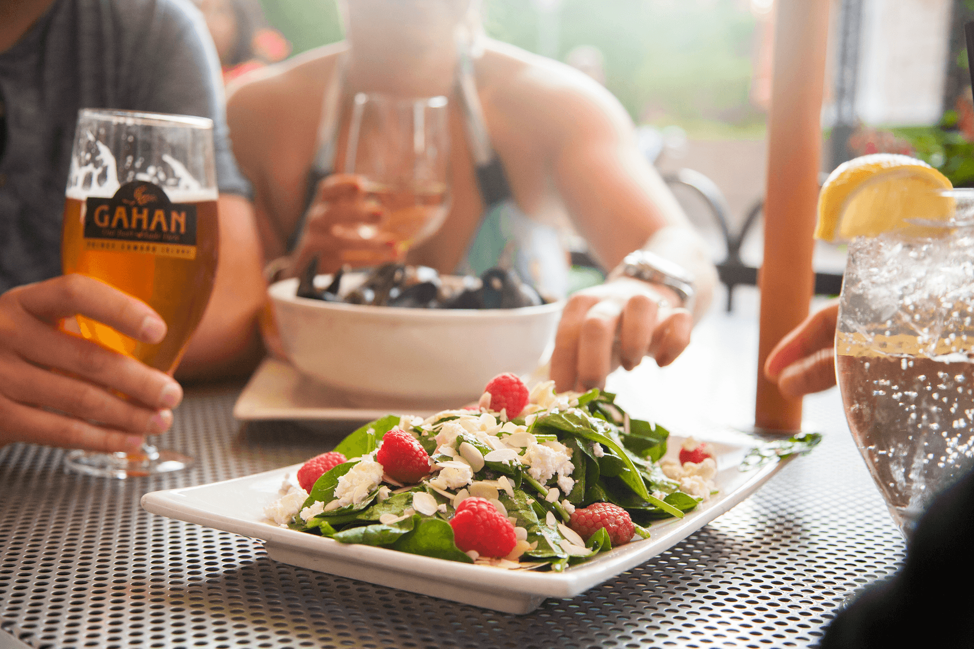 salad on a table