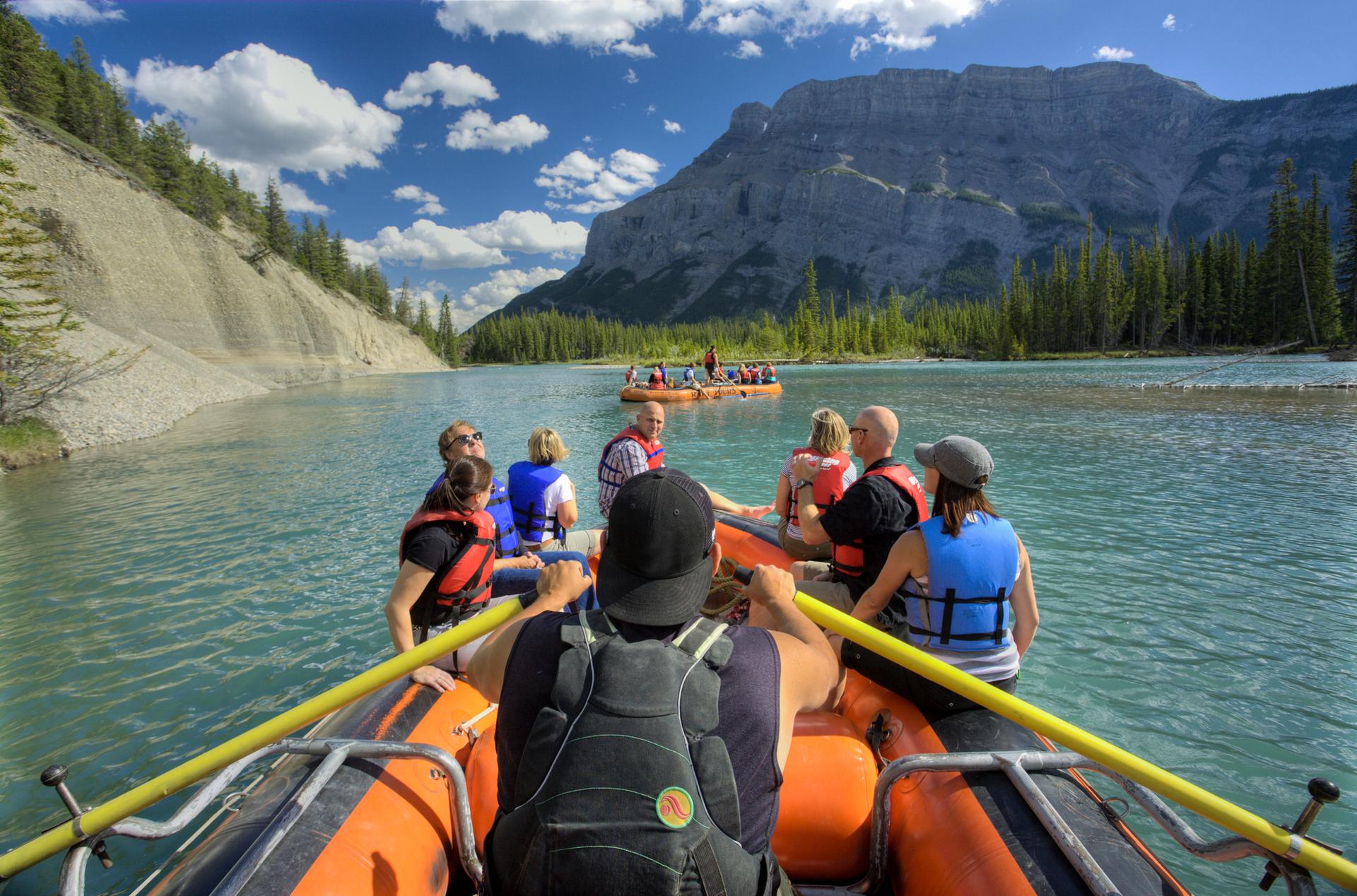 The Bow River in Banff National Park