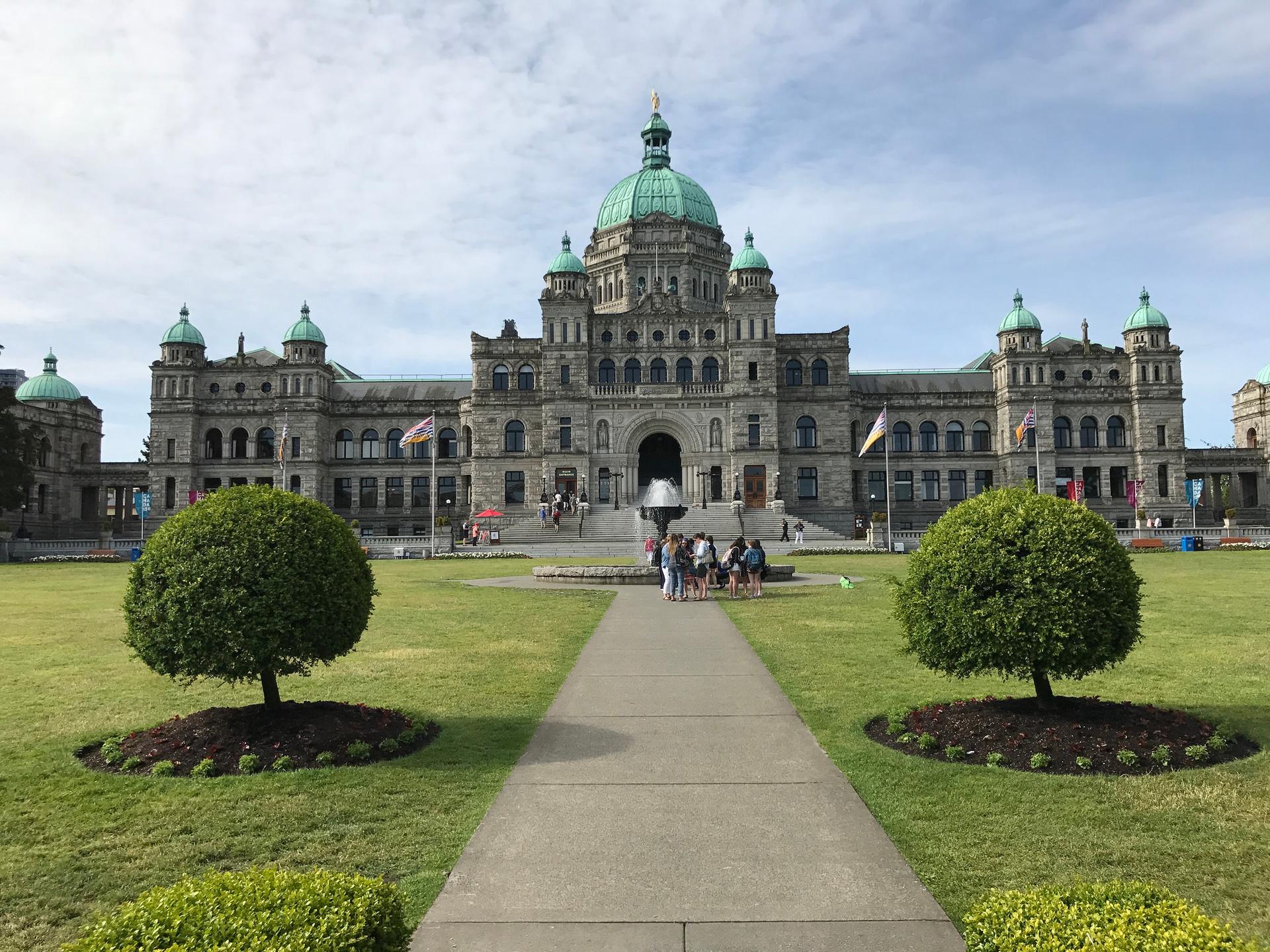 The BC Parliament Building in Victoria