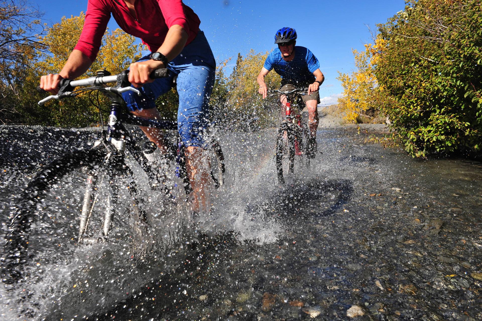 Cycling adventures in Kluane National Park