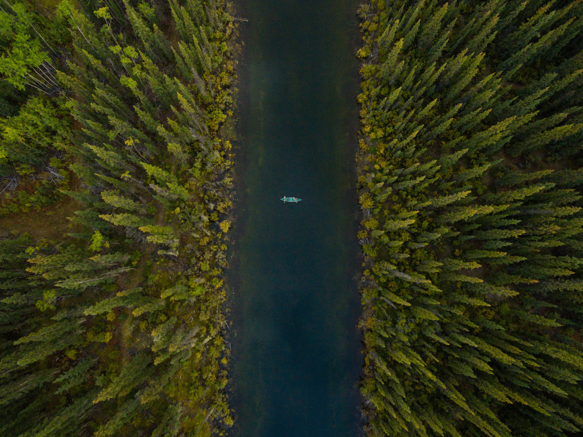 Canoeing Tagish Lake, Yukon