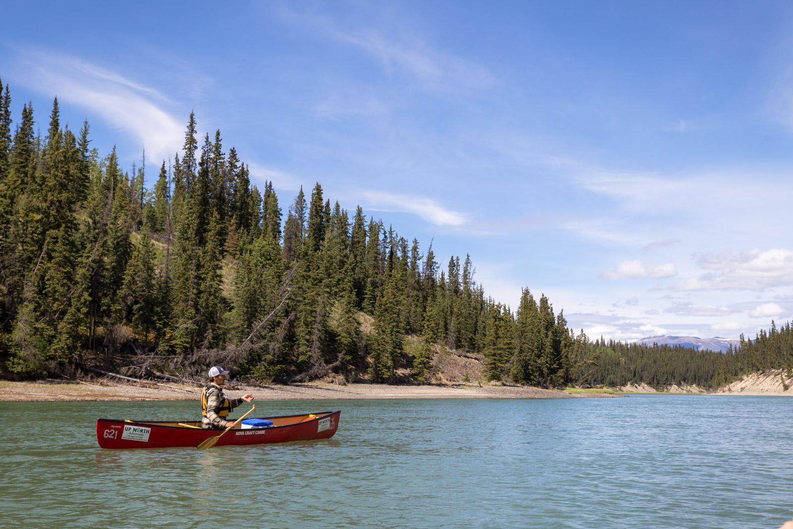 Canoeing on the Yukon River