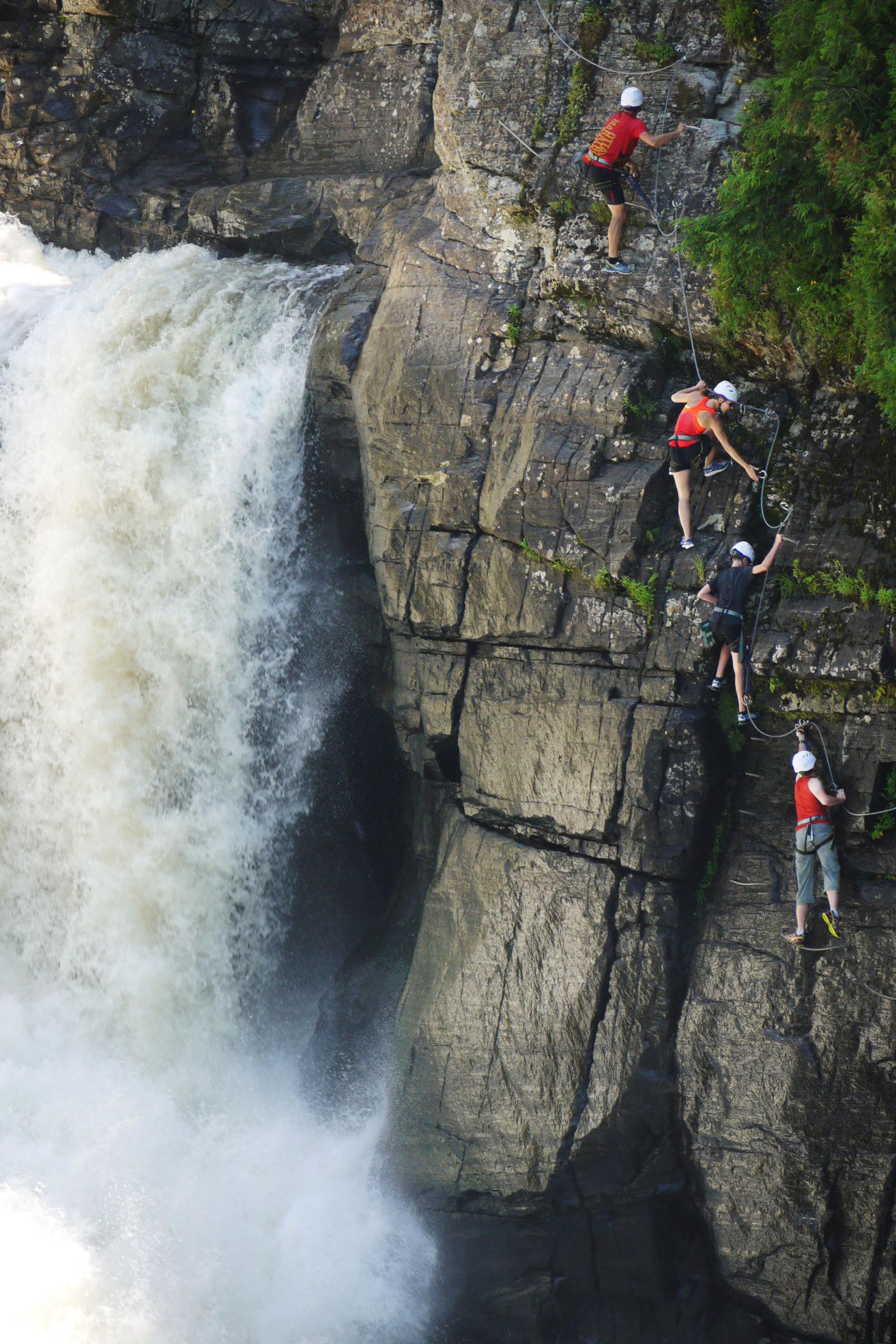 Canyon Sainte-Anne via ferrata