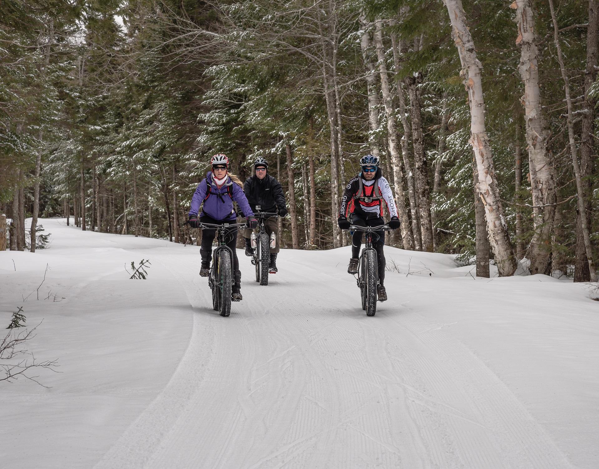 Fat biking, Kouchibouguac National Park 