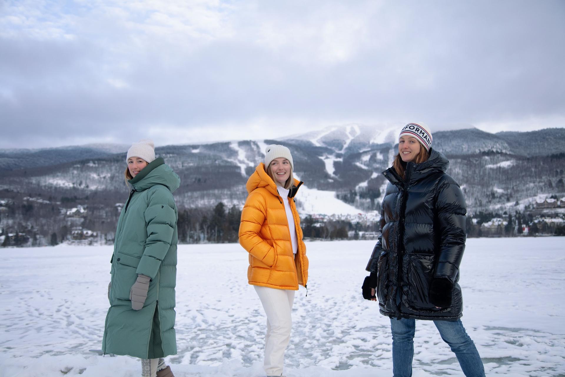 On the shores of Lake Tremblant