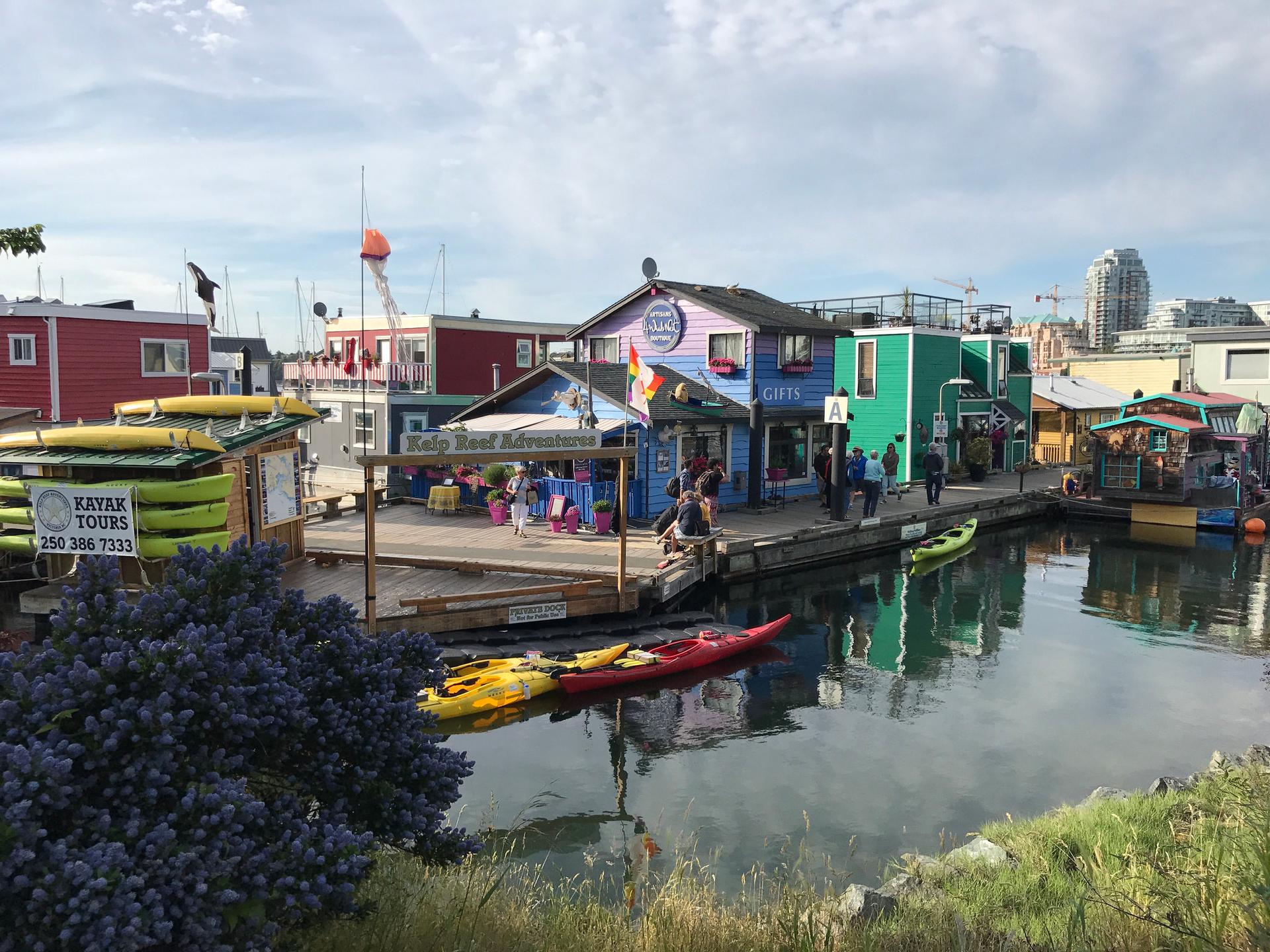 Visit Fisherman's Wharf in Victoria