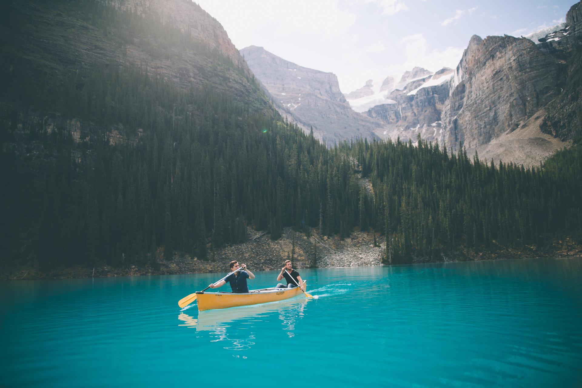 Lake Louise canoeing