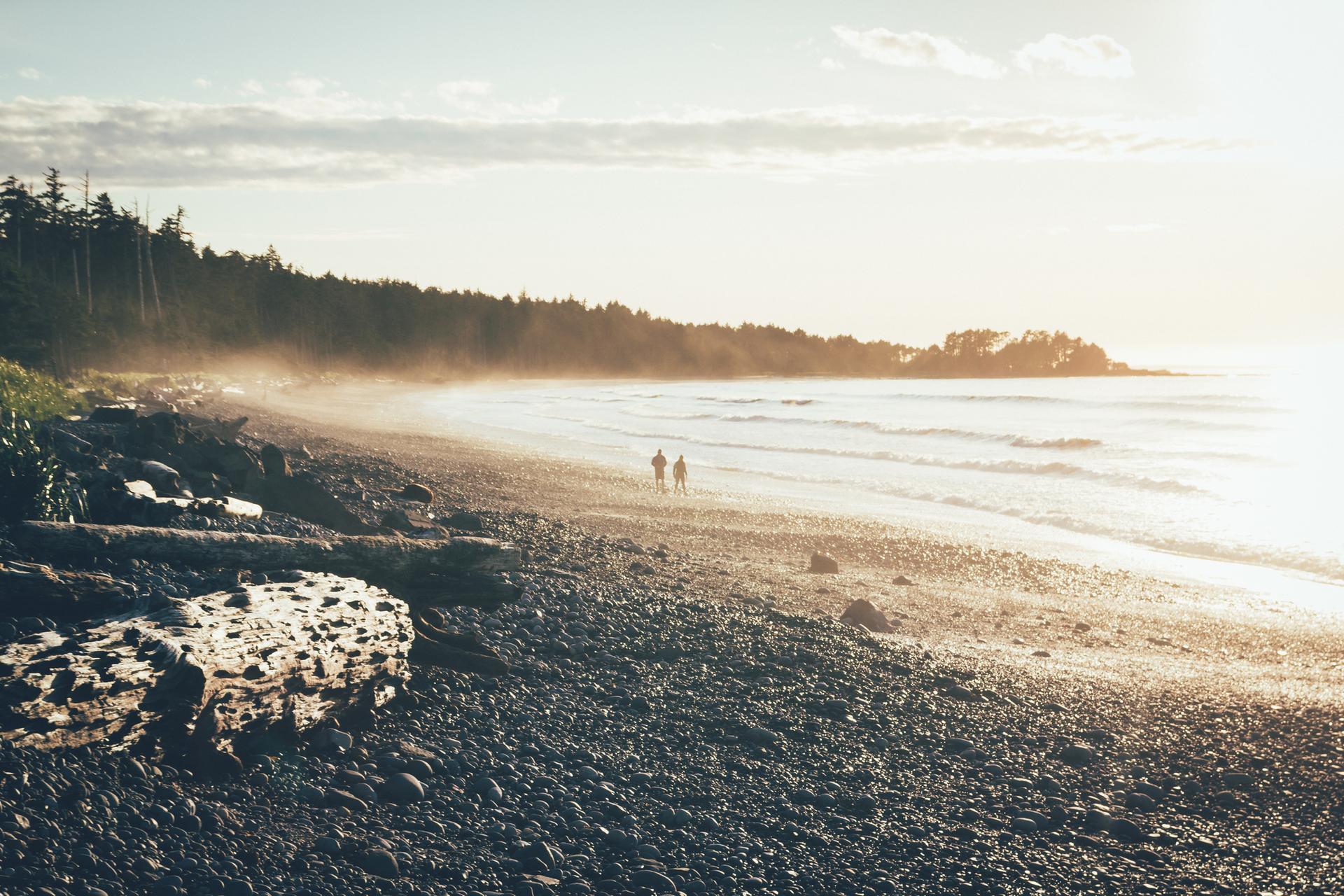 West coast beach walk