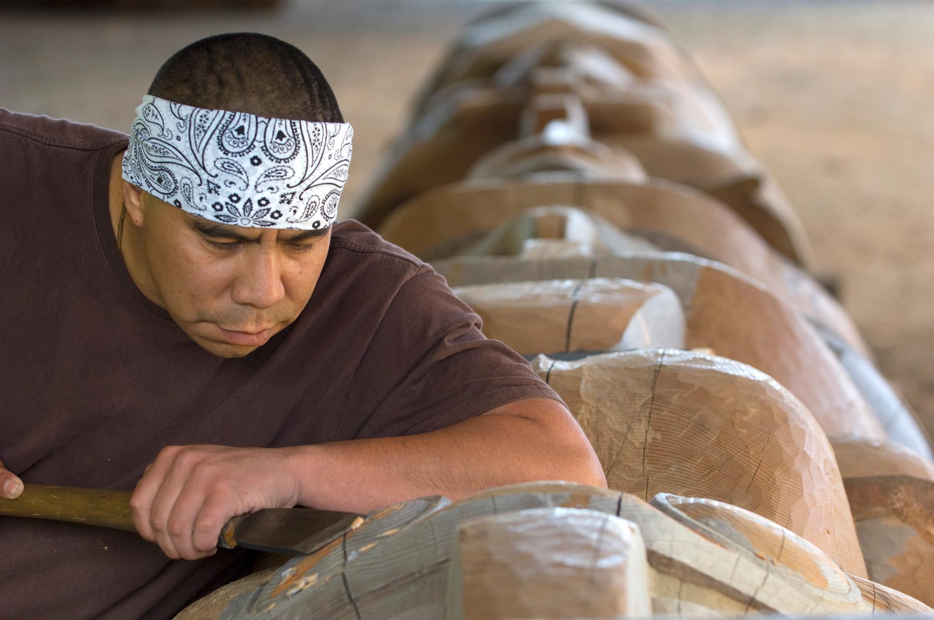 Haida Gwaii - Haida Heritage Centre at Kay Llnagaay