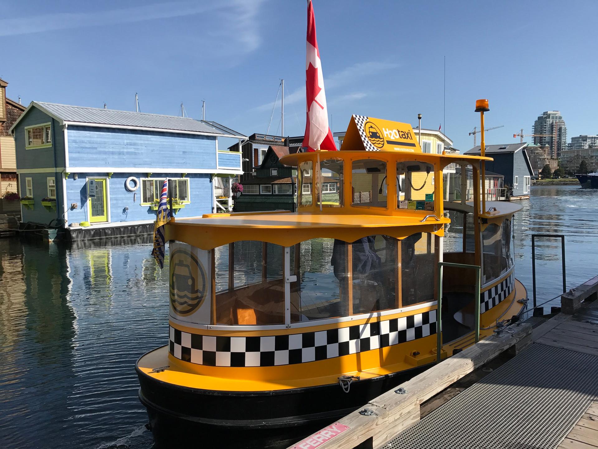 Water taxi in Victoria's inner harbour
