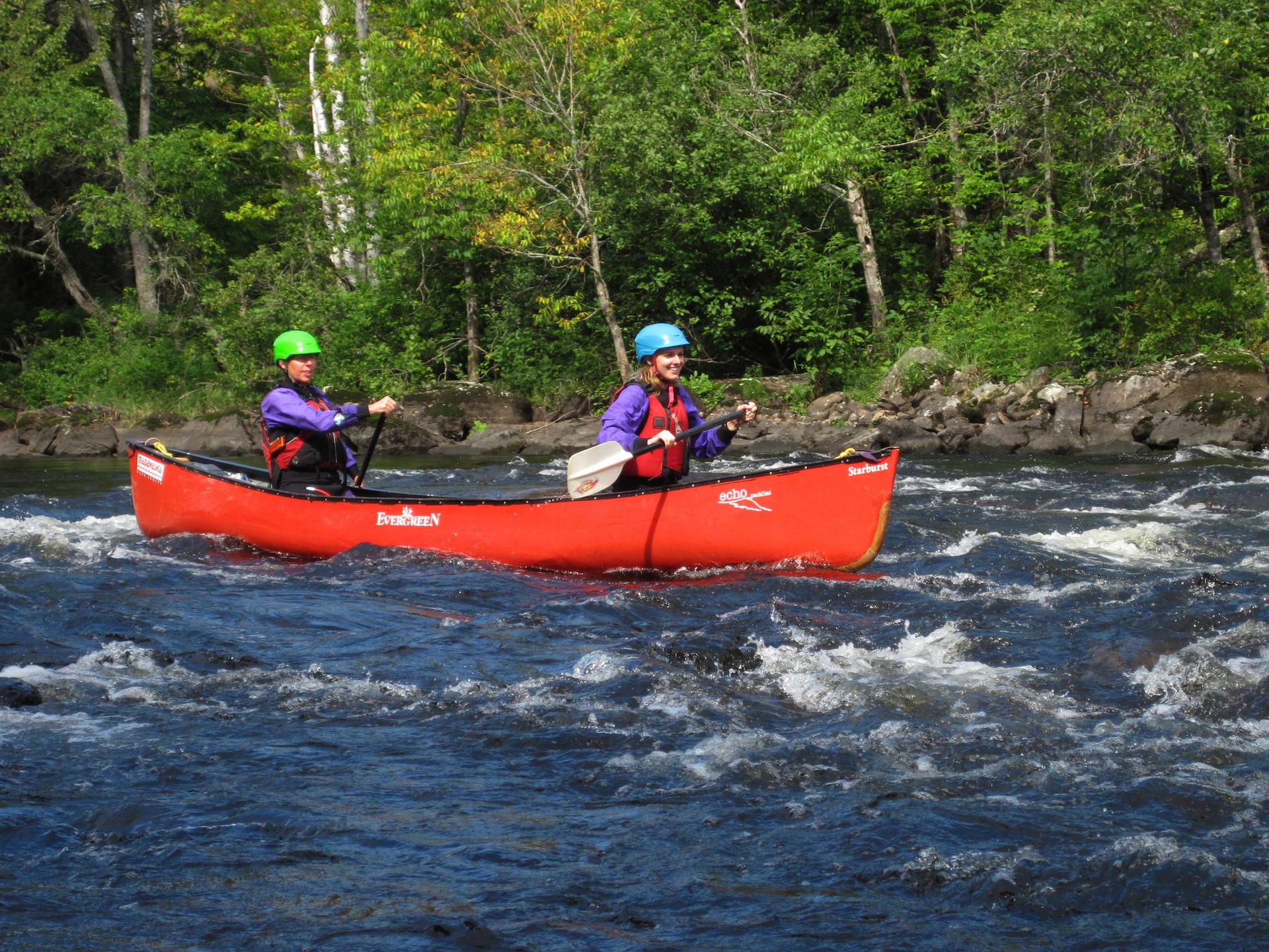 Kanukurs am Madawaska River