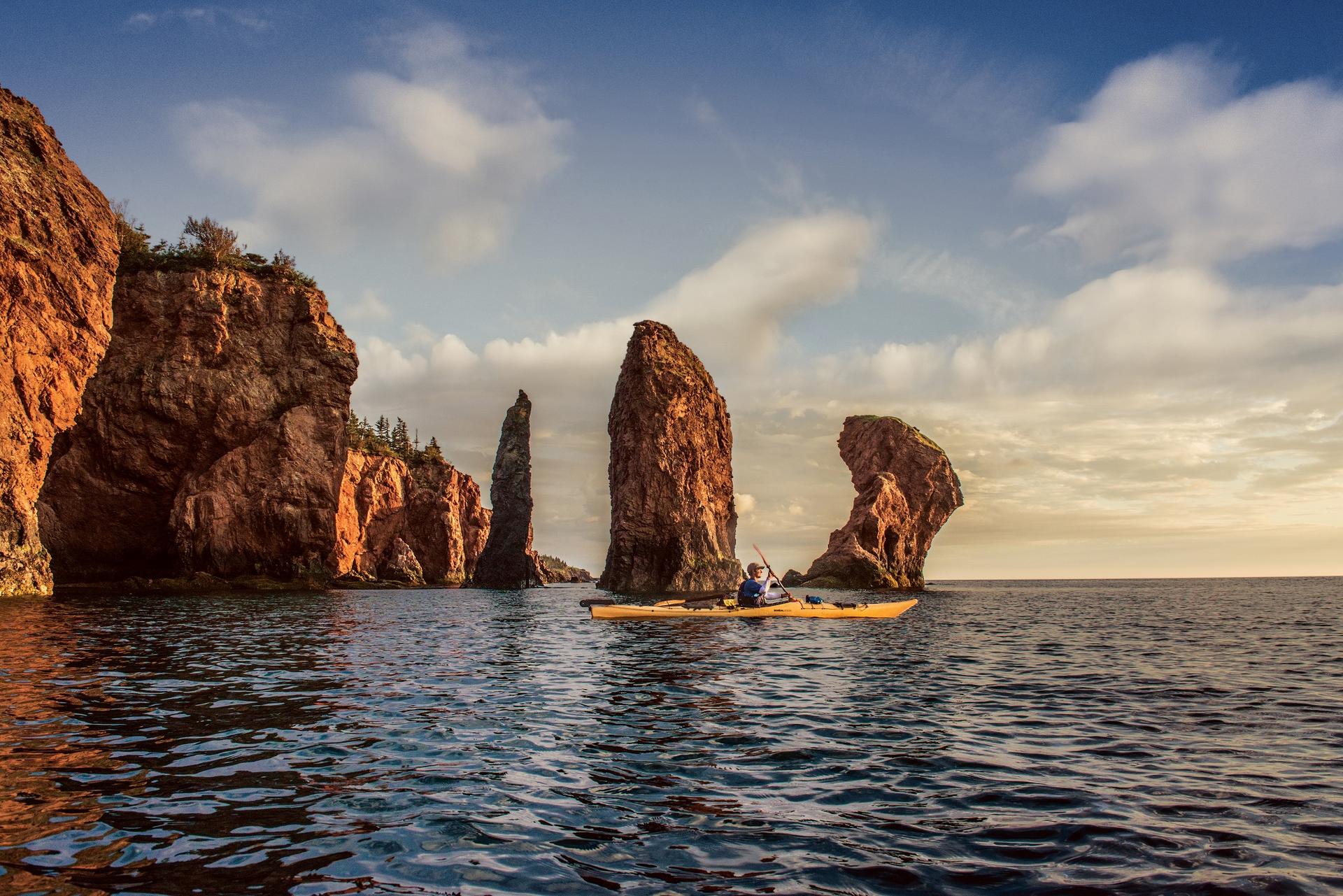 Kayaking on the Bay of Fundy