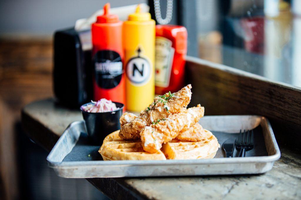 Kensington Market Chicken and Waffles