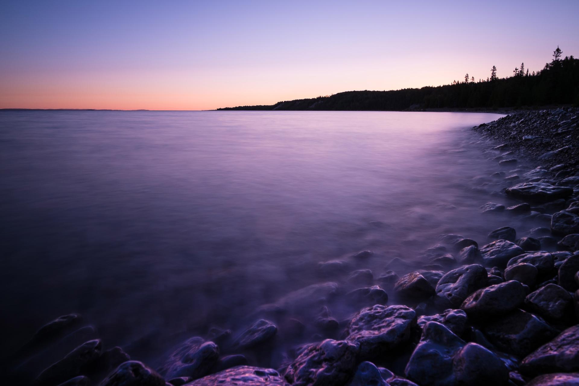 Die größte Süßwasserinsel der Welt im Huron-See im Nordwesten Ontarios 