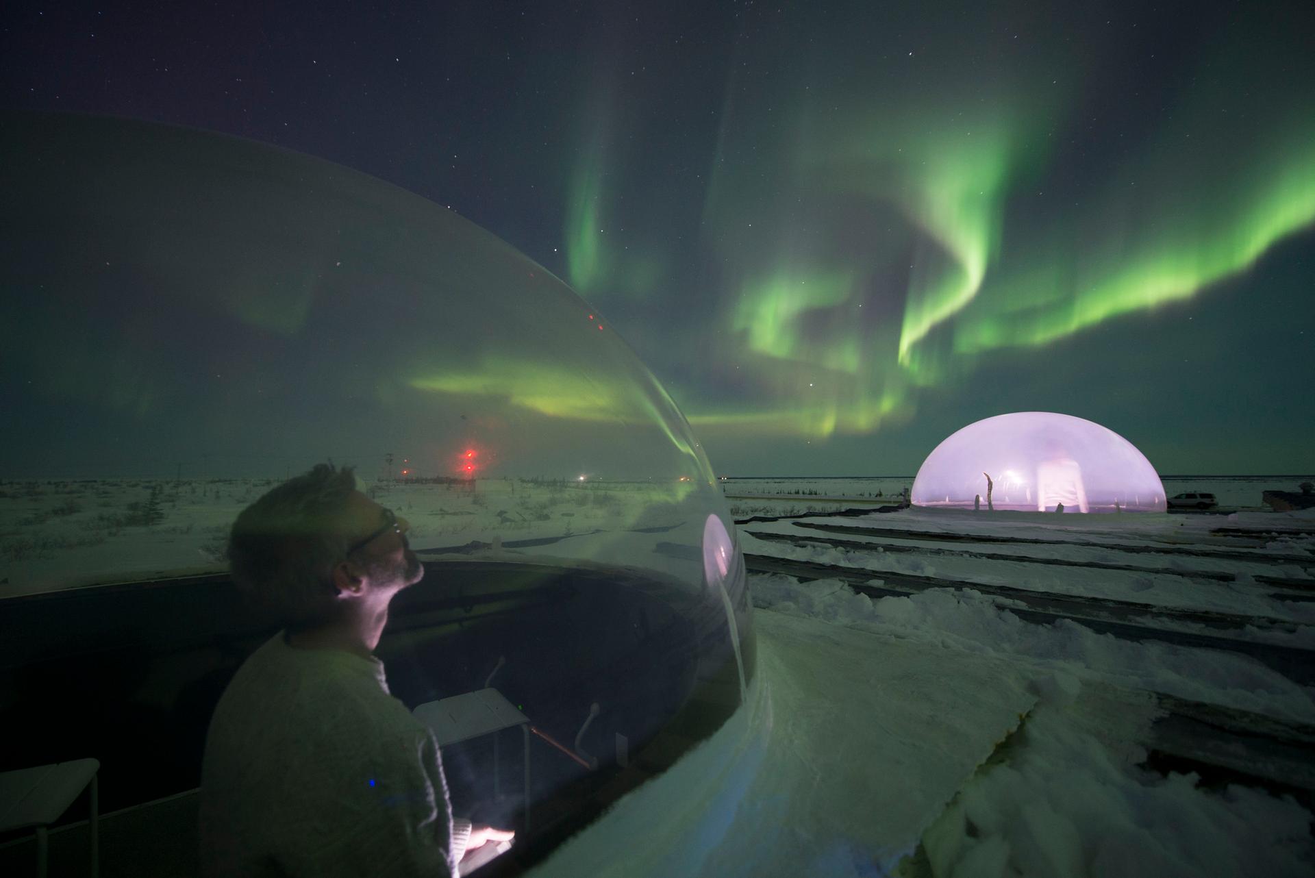 Northern Lights over Churchill, Manitoba