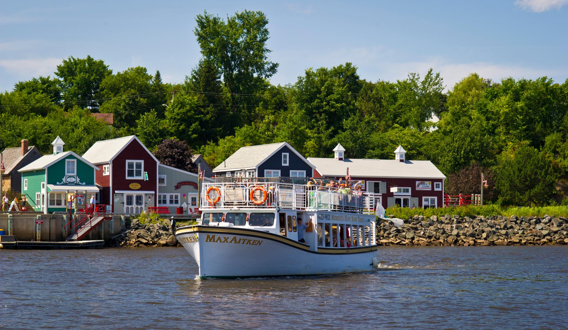 Miramichi River Boat Tours – credit: New Brunswick Department of Tourism and Parks